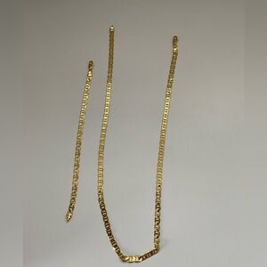 .925 Sterling Silver Necklace and Bracelet Set